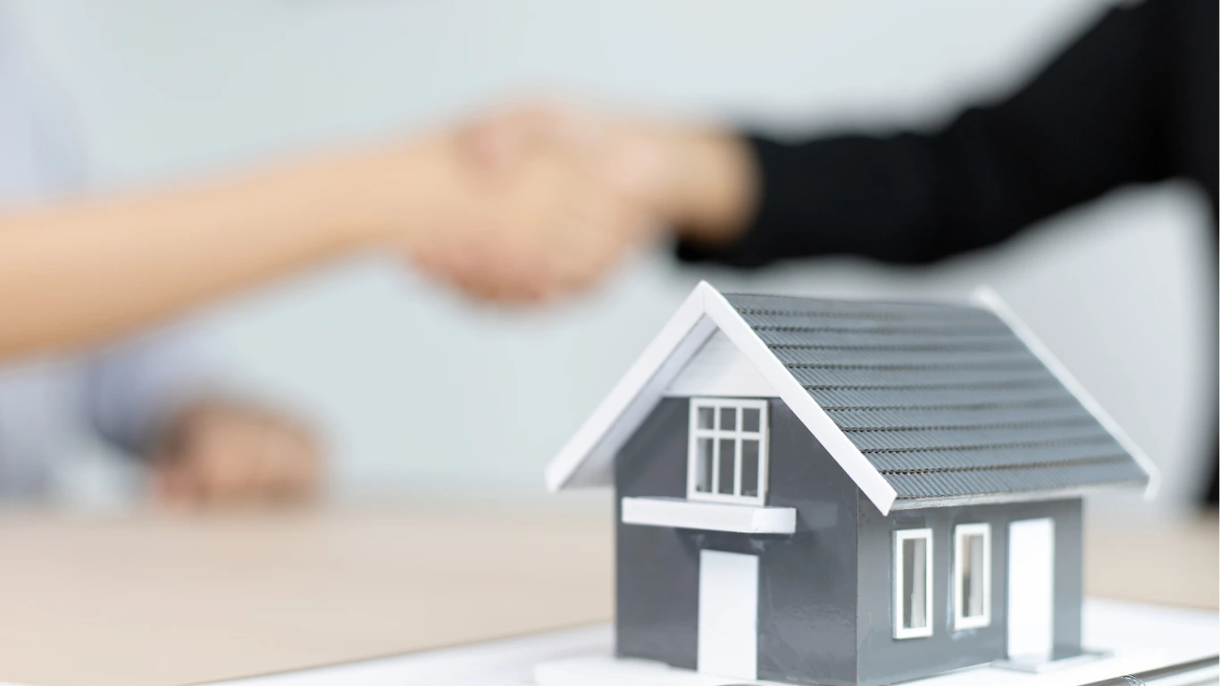 a house and a contract